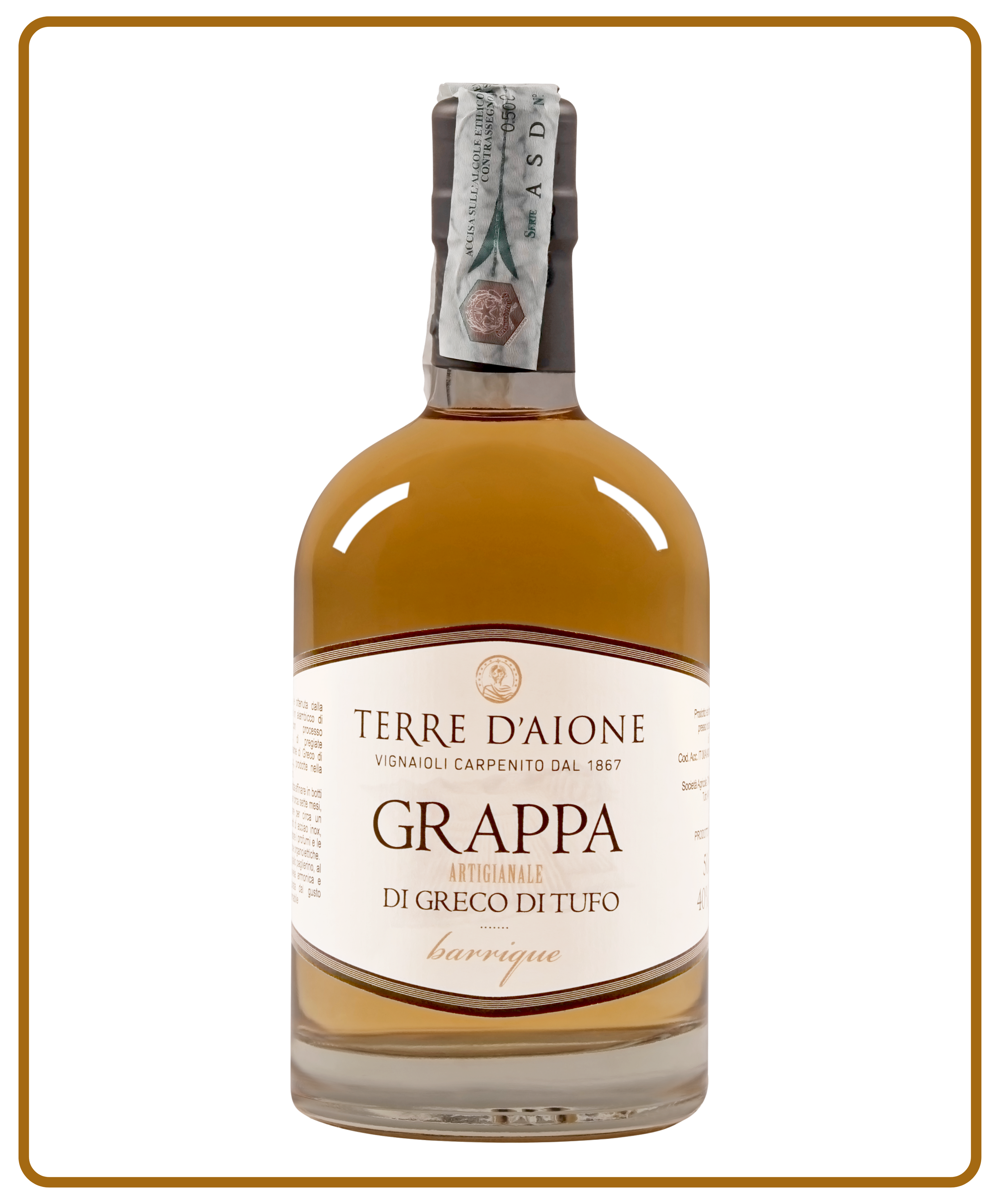 Grappa from Greco di Tufo | Lands of action – Terre D'aione