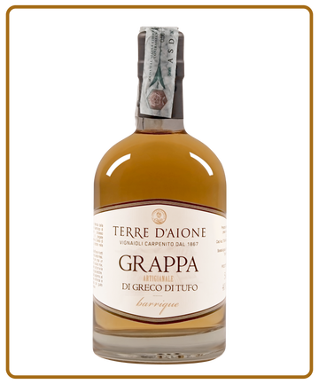 Immagine prodotto della grappa di greco di tufo terre d'aione 