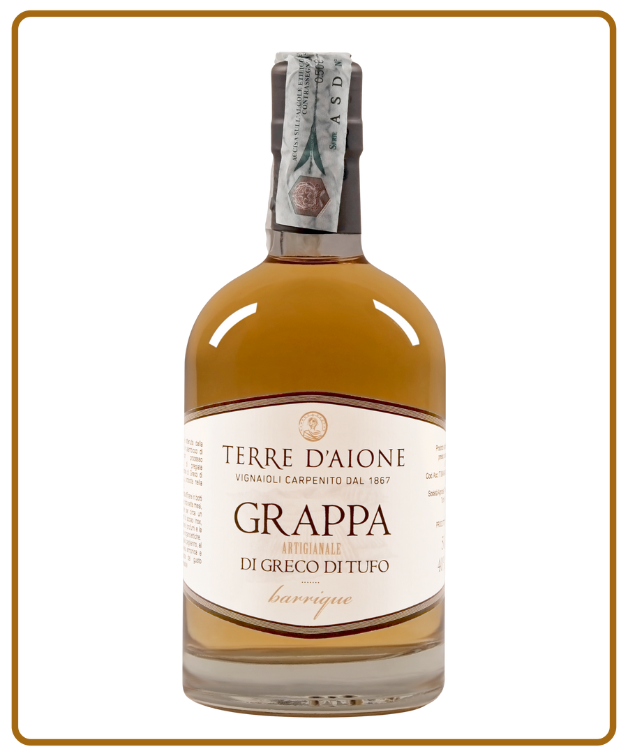 Immagine prodotto della grappa di greco di tufo terre d'aione 