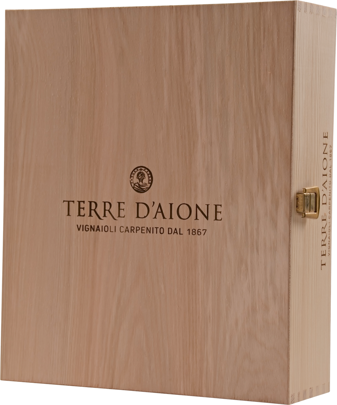 WOODEN BOX OF 3 BOTTLES